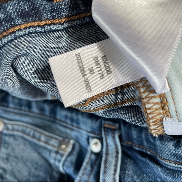 Madewell The '90s Straight Jean in Liola Wash Binded-Waist no-waist size 30 - Picture 13 of 16